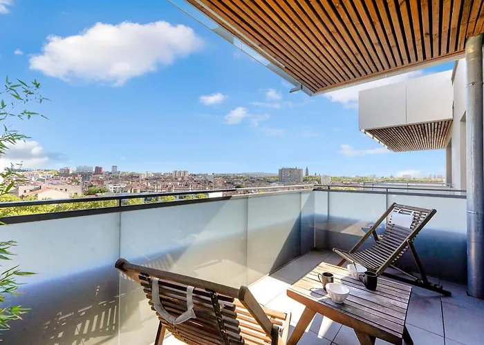 Apartamento Watergate - Piscine Sur Le Toit Et Vue Panoramique Toulouse